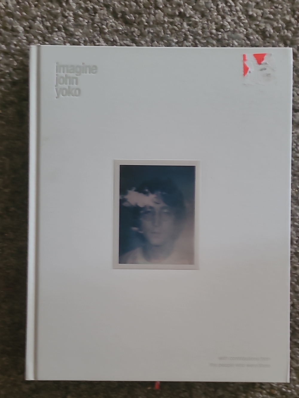 Imagine John Yoko White Hardcover Art Book